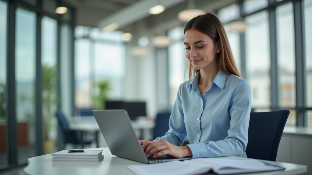 Makine öğrenimi çalışması yapan profesyonel, laptop ve kod editörü, modern ofis ortamı